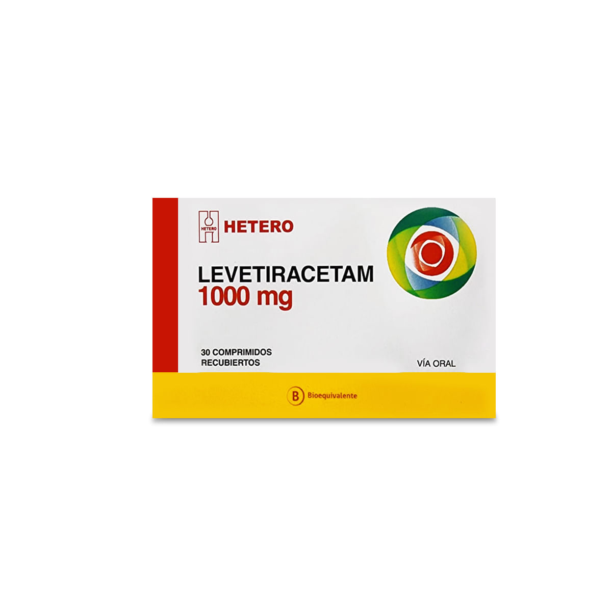 Levetiracetam 1000 mg 30 comprimidos recubiertos