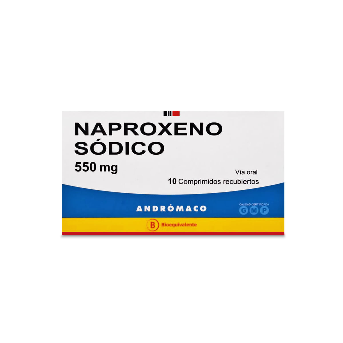 Naproxeno  550 mg 10 comprimidos recubiertos