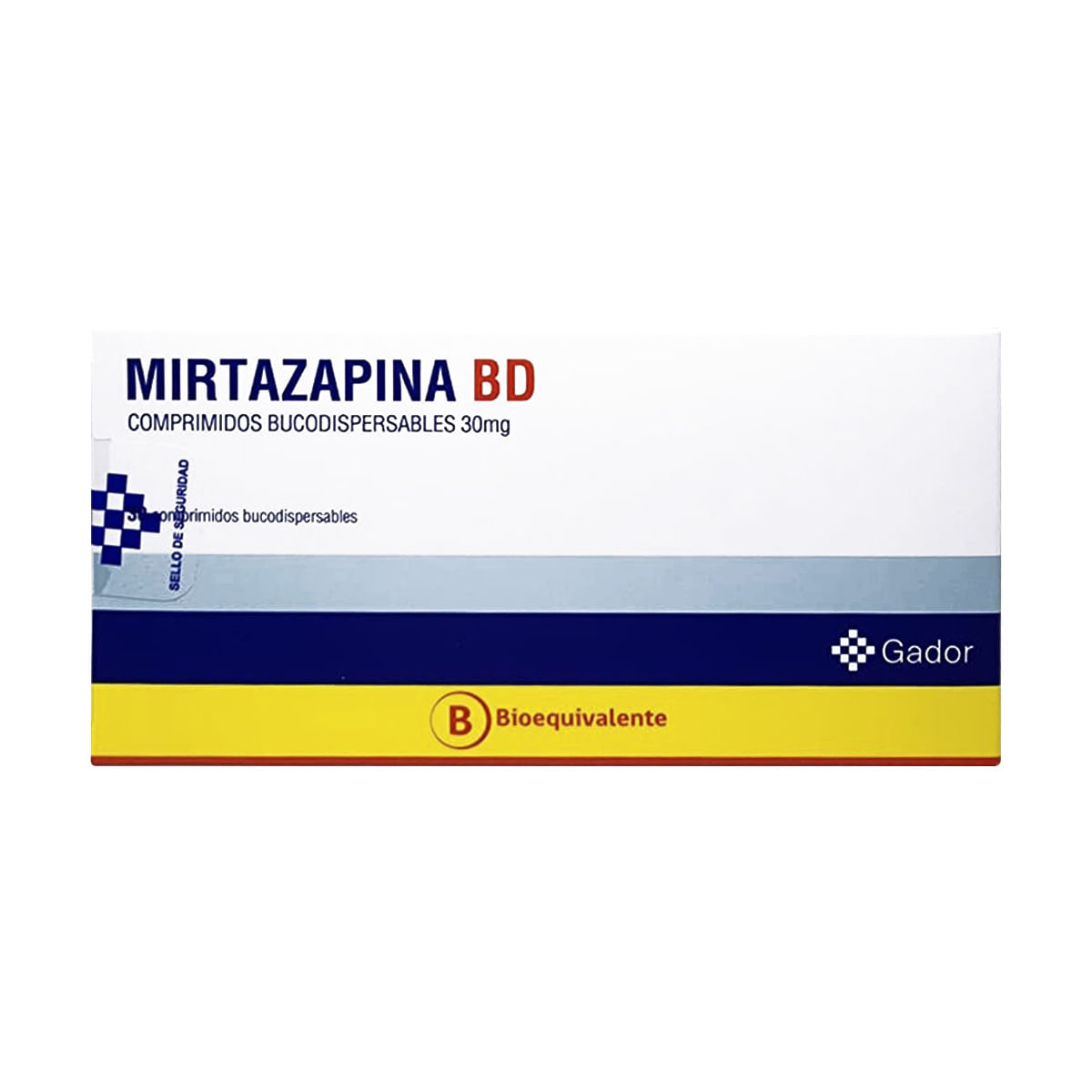 MIRTAZAPINA COMPRIMIDOS BUCODISPERSABLES 30 mg