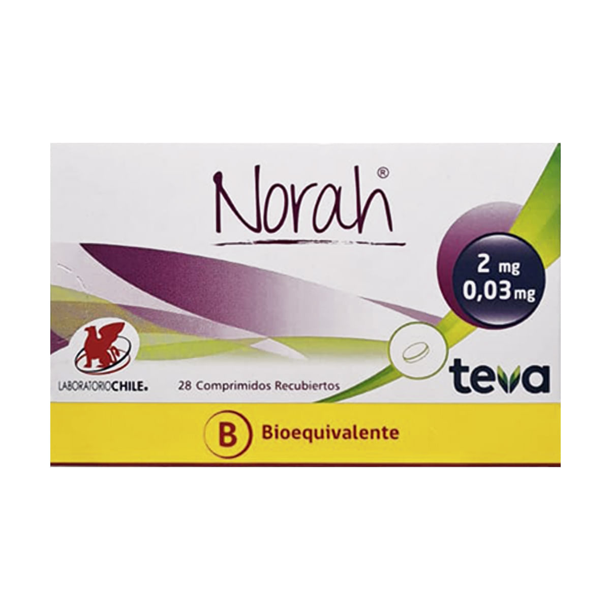 Norah dienogest 2 mg etinilestradiol 0,03 mg 28 comprimidos recubiertos