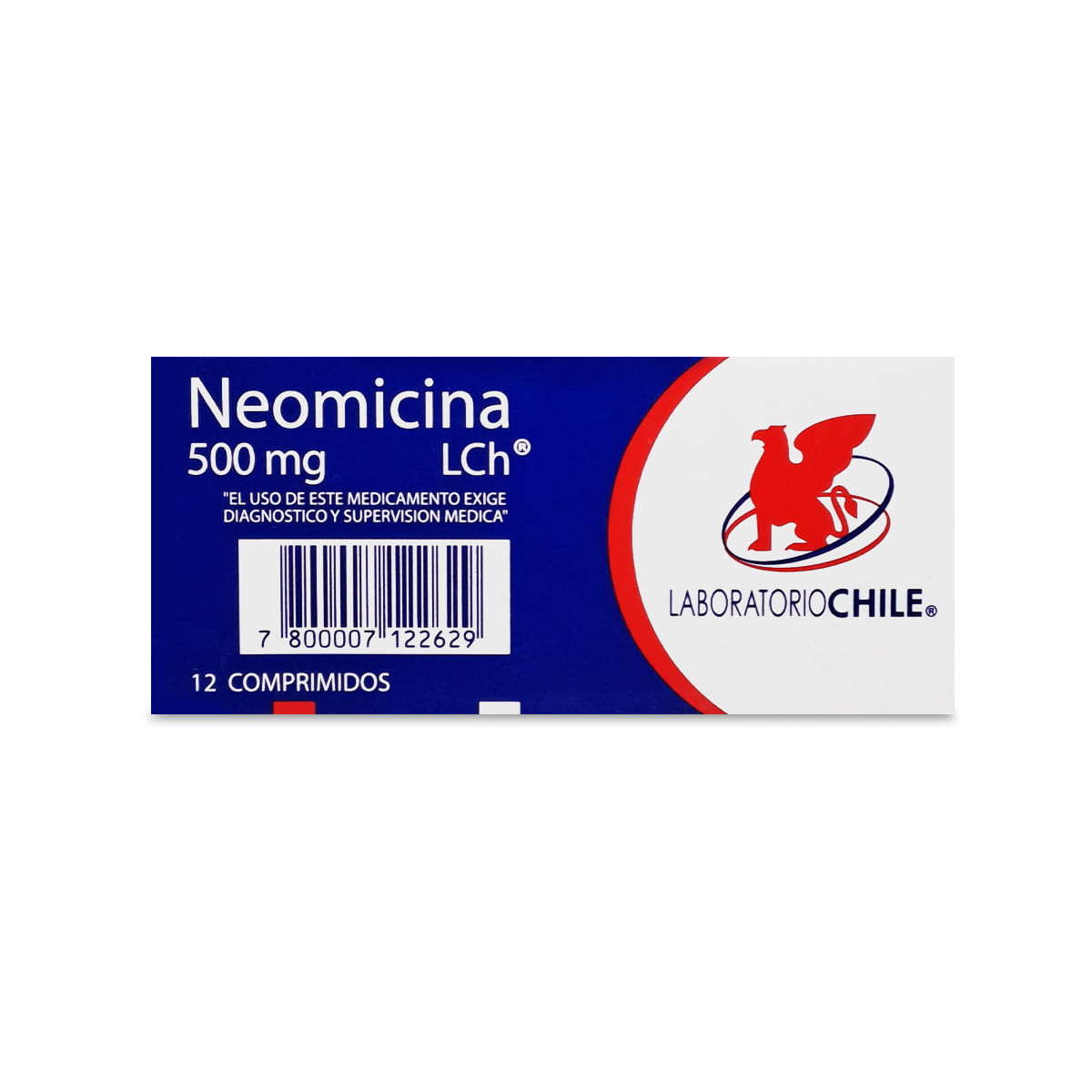 Neomicina 500 mg 12 comprimidos
