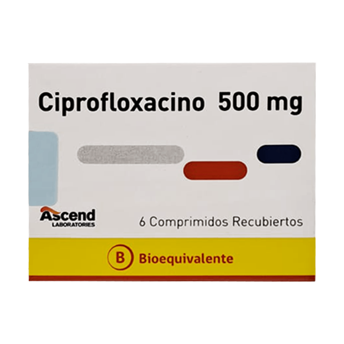 CIPROFLOXACINO COMPRIMIDOS RECUBIERTOS 500 mg