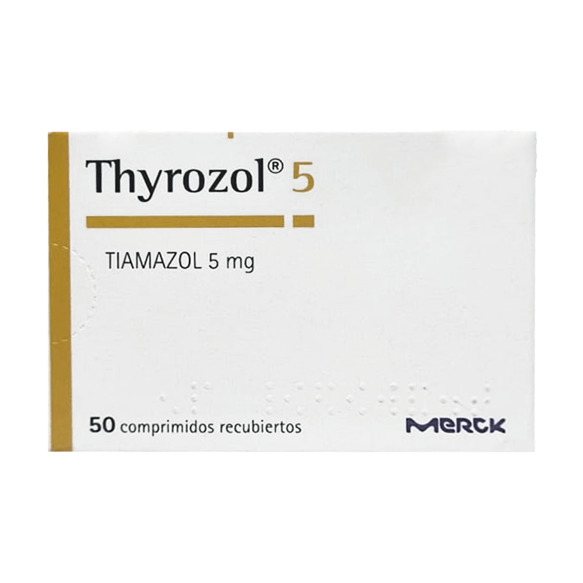 Thyrozol 5 Tiamazol 5 mg 50 comprimidos recubiertos
