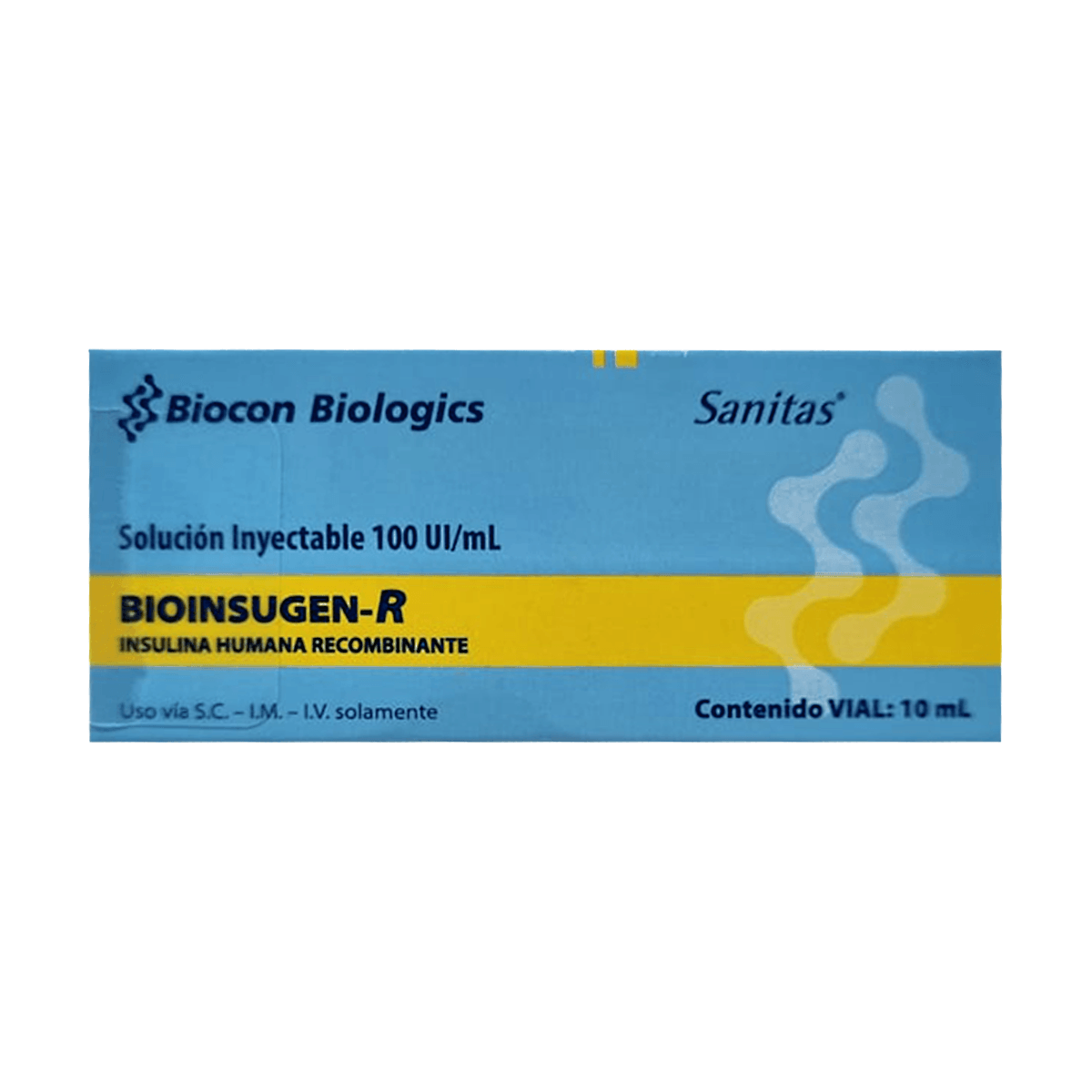 BIOINSUGEN - R SOLUCIÓN INYECTABLE 100 U.I./mL