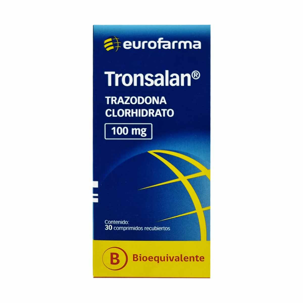 TRONSALAN COMPRIMIDOS RECUBIERTOS 100 mg (TRAZODONA CLORHIDRATO)