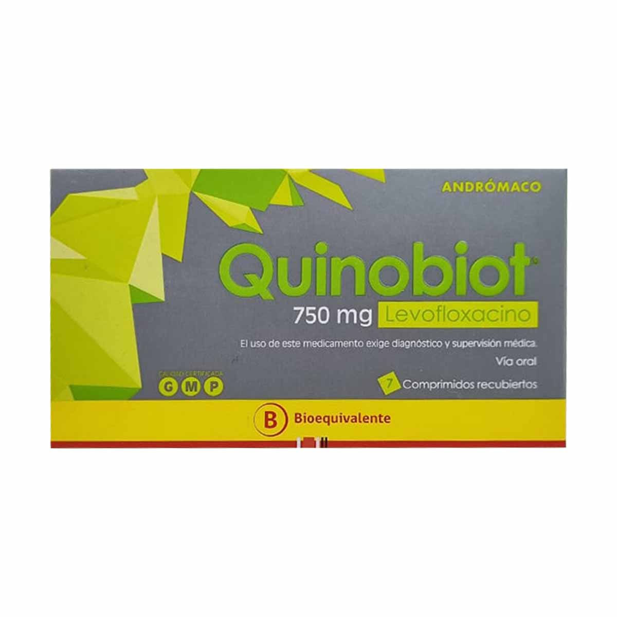 QUINOBIOT COMPRIMIDOS RECUBIERTOS 750 mg (LEVOFLOXACINO HEMIHIDRATO)
