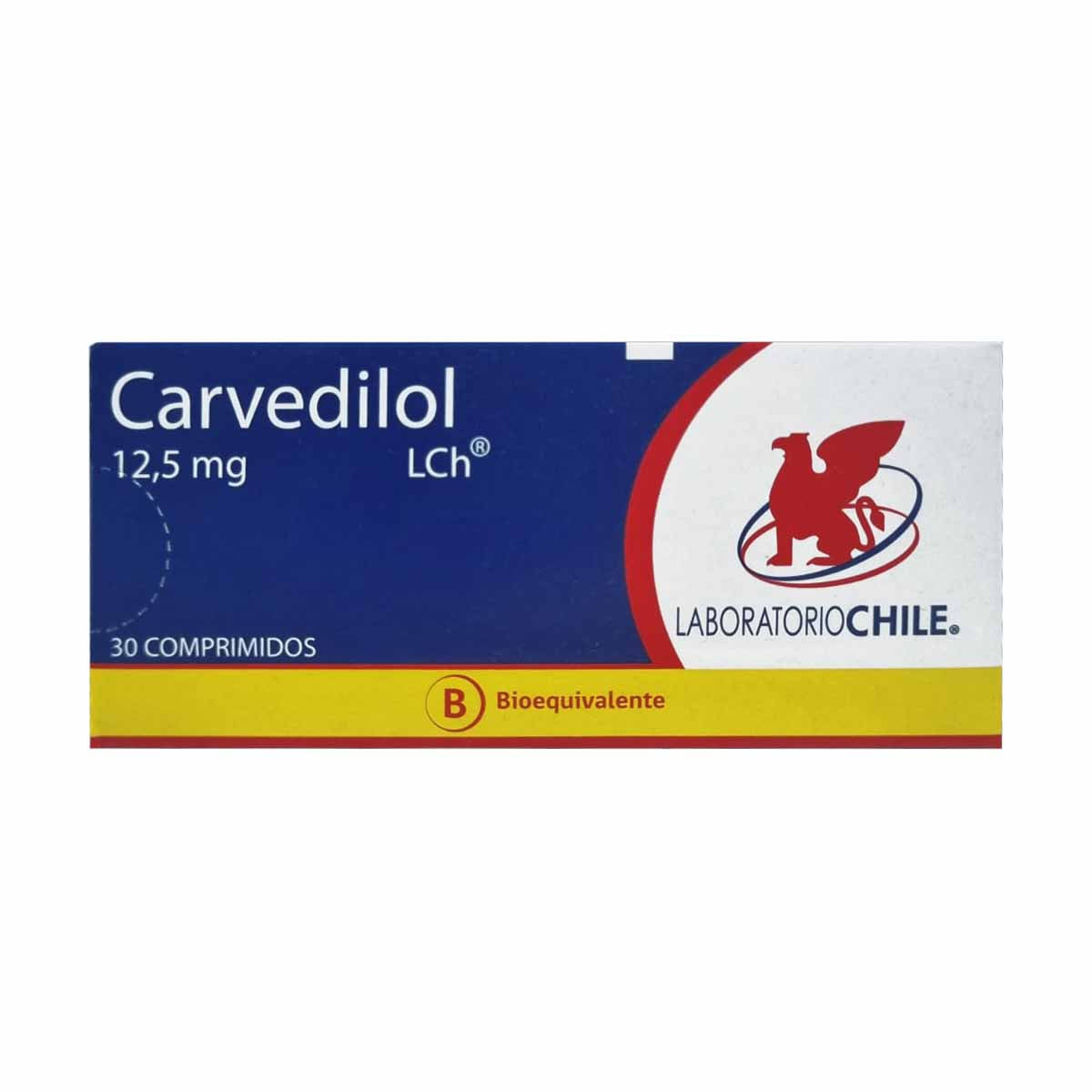 CARVEDILOL COMPRIMIDOS 12,5 mg