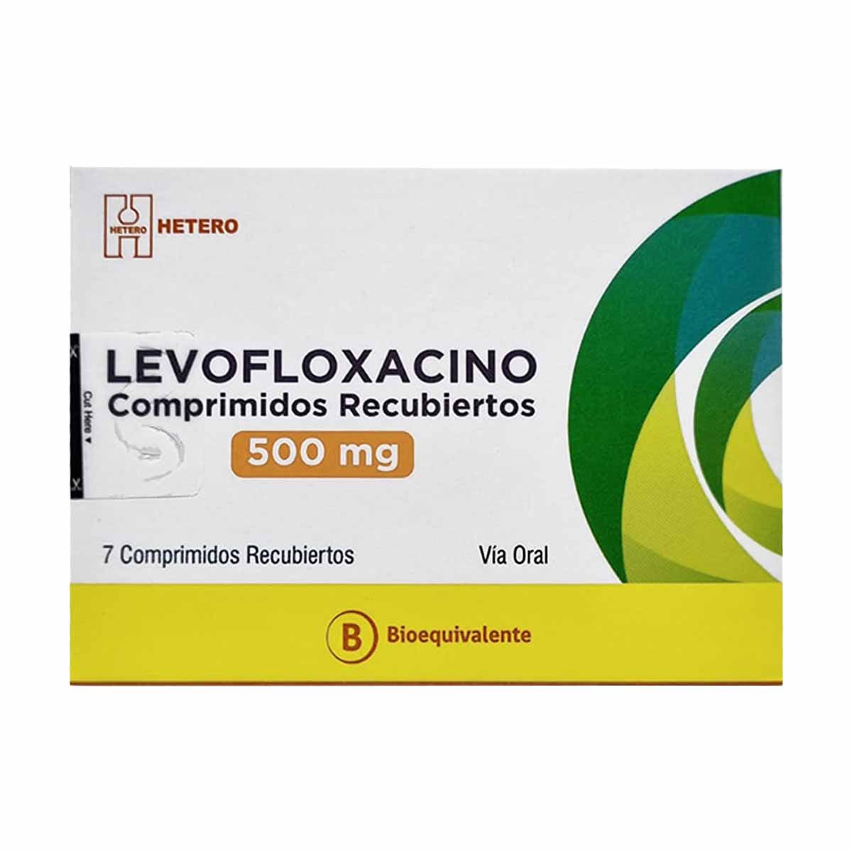 LEVOFLOXACINO COMPRIMIDOS RECUBIERTOS 500 mg