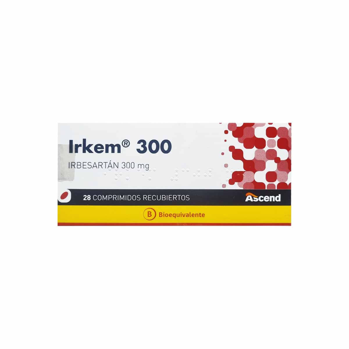 Irkem 300 irbesartán 300 mg 28 comprimidos recubiertos