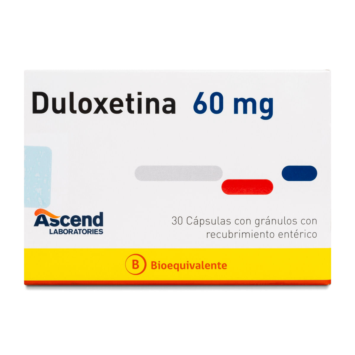 DULOXETINA CÁPSULAS CON GRÁNULOS CON RECUBRIMIENTO ENTÉRICO 60 mg