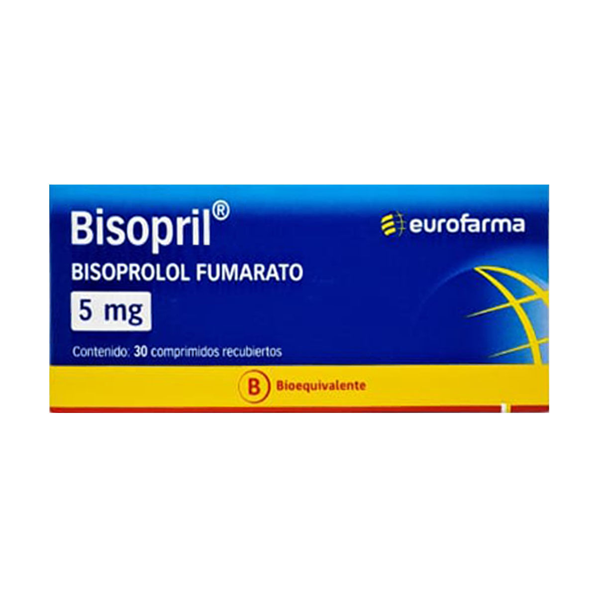 BISOPRIL COMPRIMIDOS RECUBIERTOS 5 mg (BISOPROLOL)