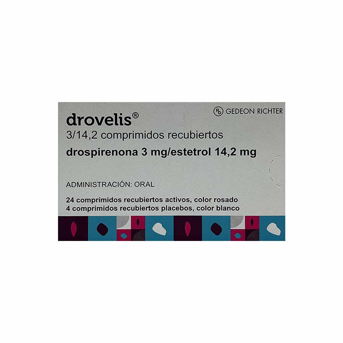 Drovelis Drospirenona 3 mg