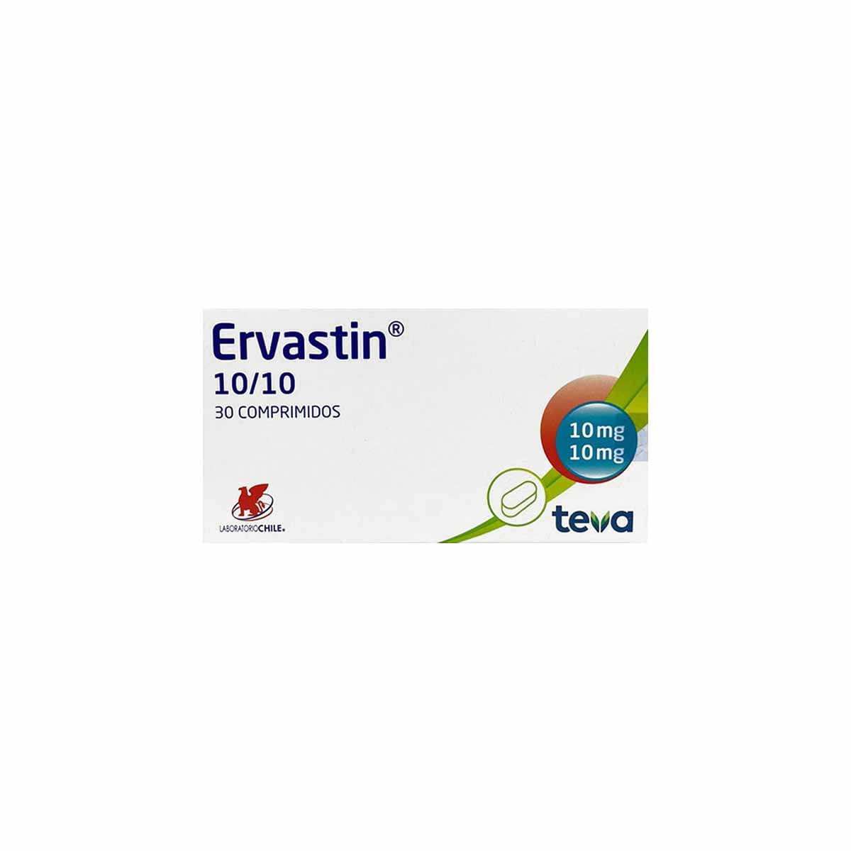 Ervastin Ezetimiba 10 mg
