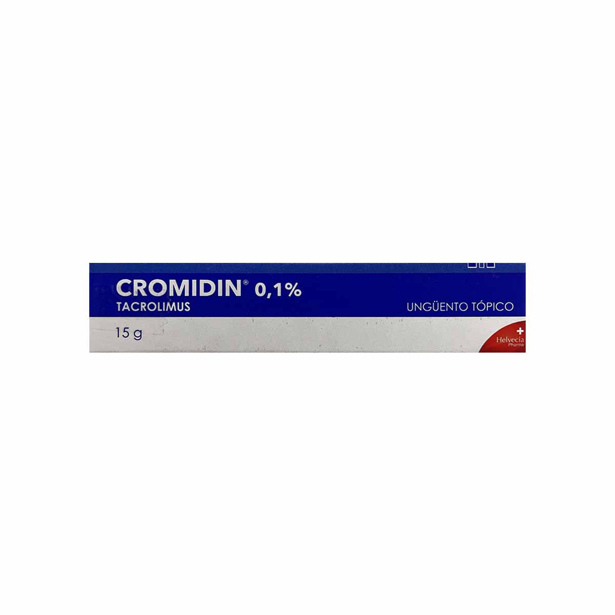 Cromidin tacrolimus 0,1 % ungüento tópico 15 g