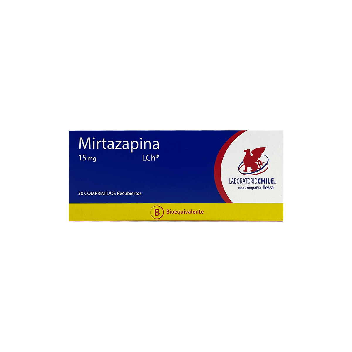 Mirtazapina 15 mg 30 comprimidos recubiertos