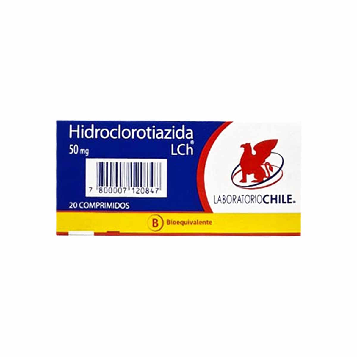 HIDROCLOROTIAZIDA COMPRIMIDOS 50 mg