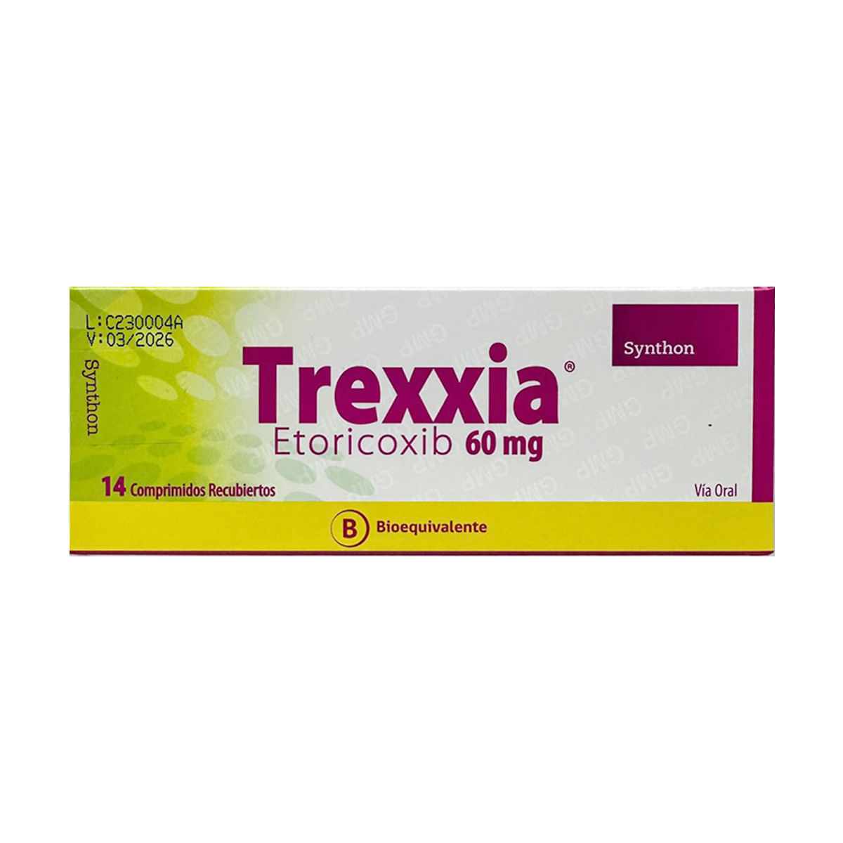 Trexxia etoricoxib 60 mg 14 comprimidos recubiertos