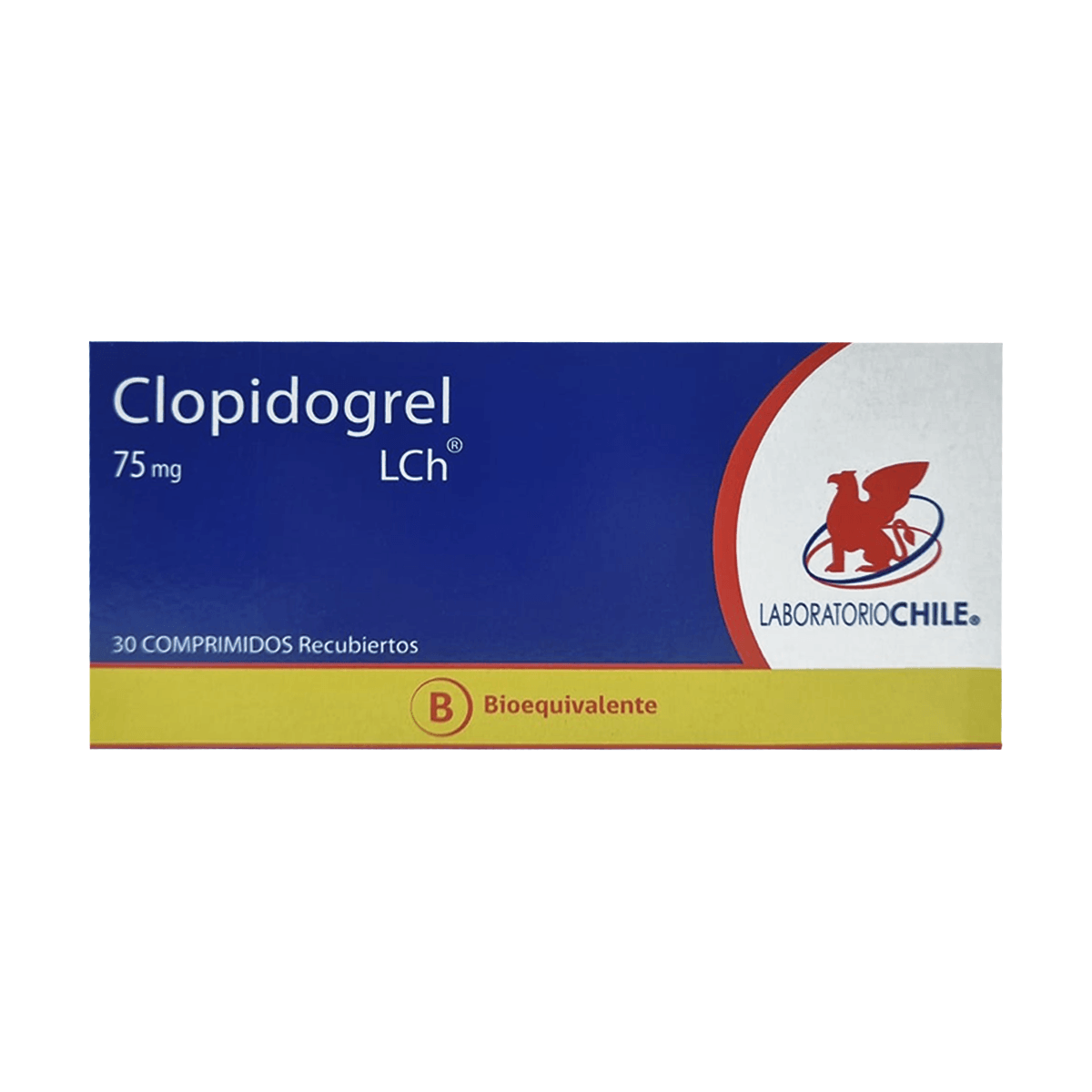 Clopidogrel 75 mg 30 comprimidos recubiertos