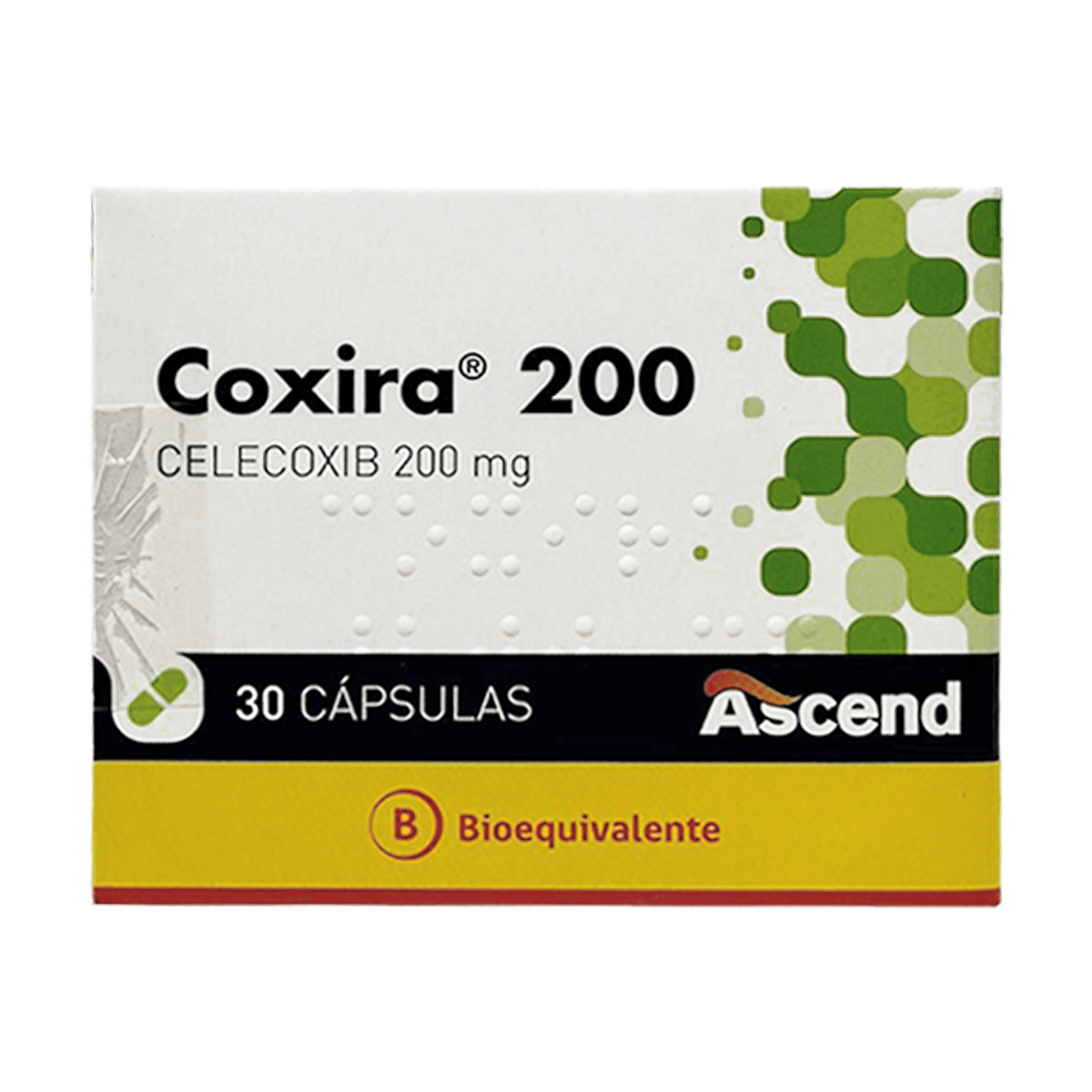 Coxira 200 celecoxib 200 mg 30 cápsulas