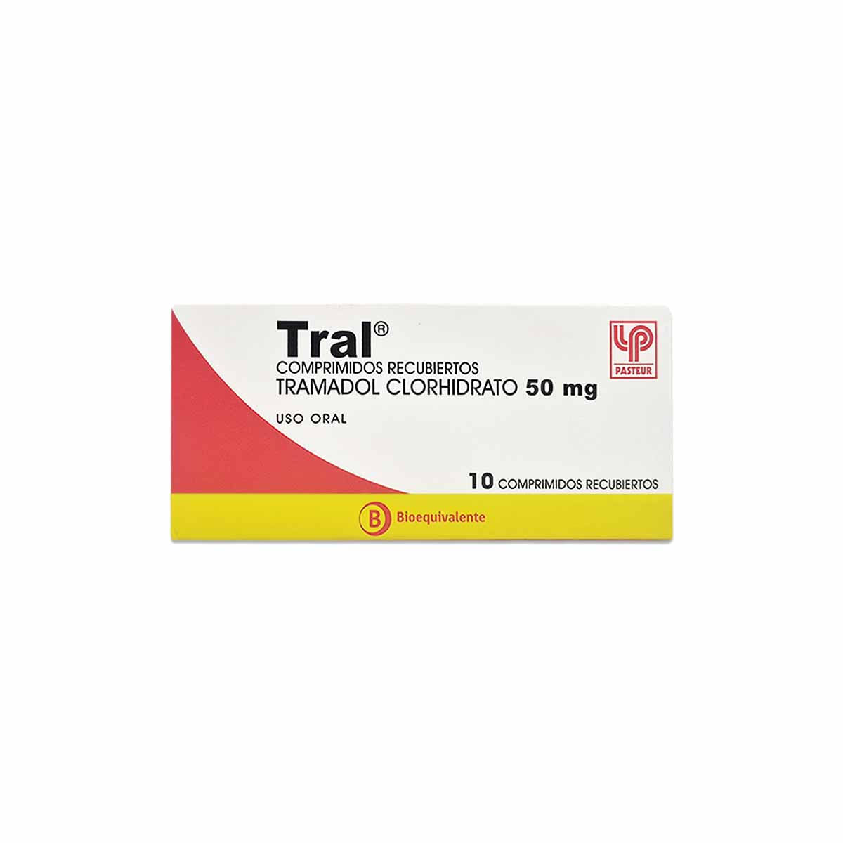 TRAL COMPRIMIDOS RECUBIERTOS 50 mg (TRAMADOL CLORHIDRATO)