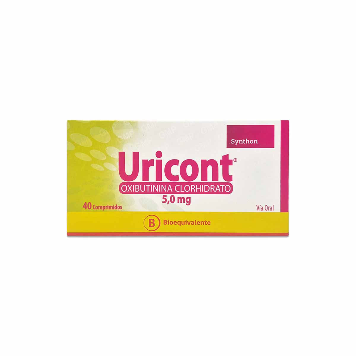 Uricont oxibutinina 5 mg 40 comprimidos
