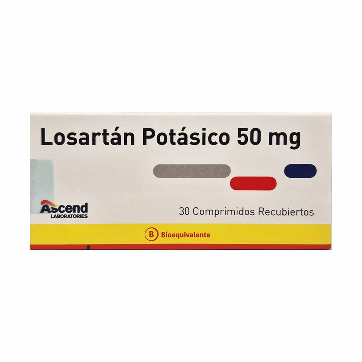 LOSARTÁN POTASICO COMPRIMIDOS RECUBIERTOS 50 mg