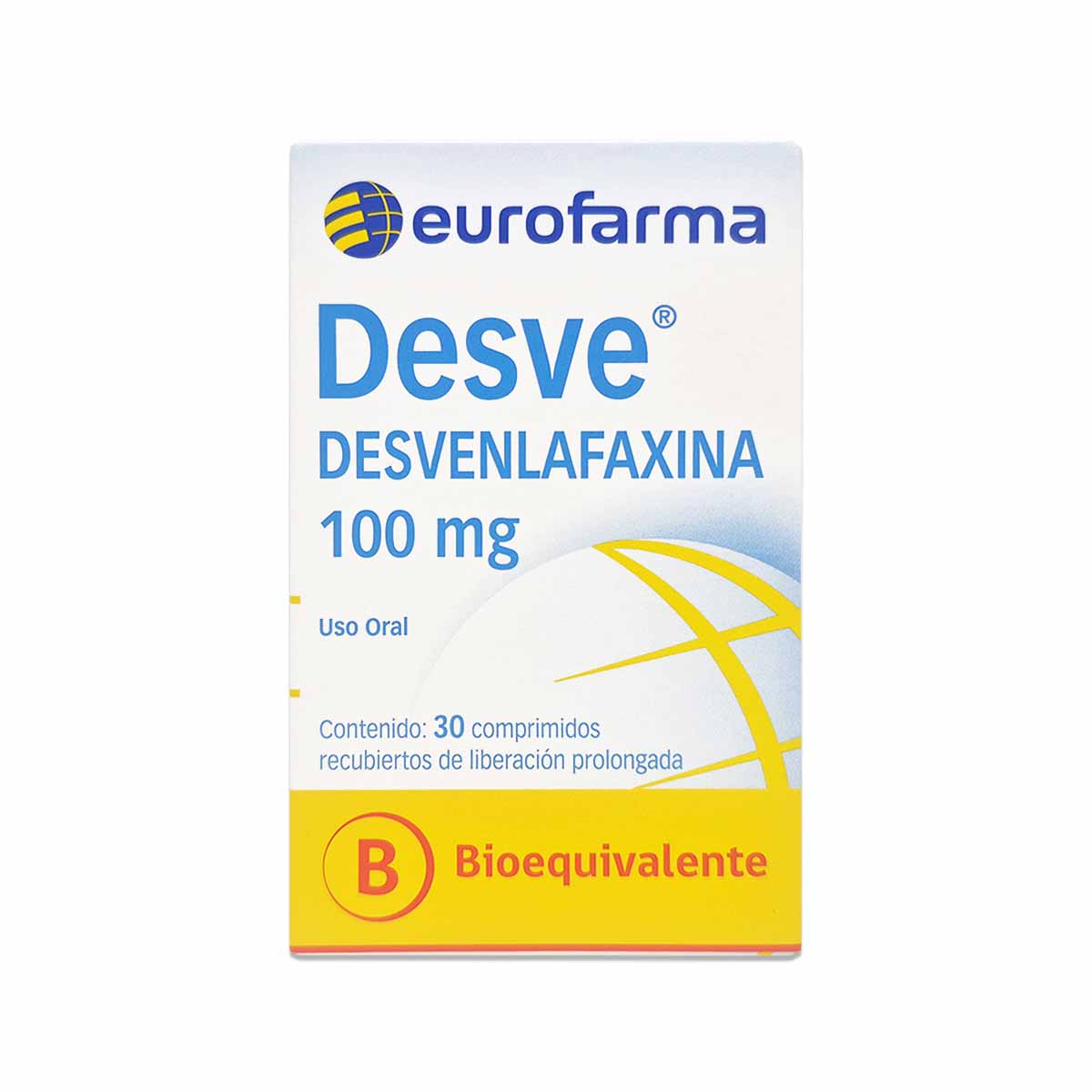 Desve desvenlafaxina 100 mg 30 comprimidos recubiertos de liberación prolongada