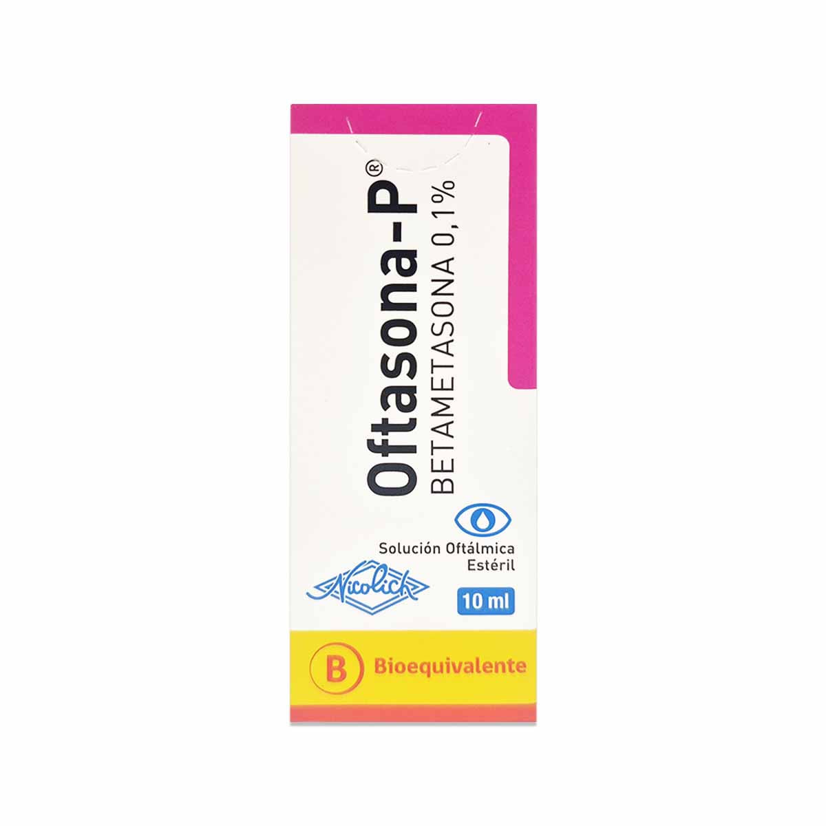 Oftasona-P betametasona 0,1 % solución oftálmica 10 mL