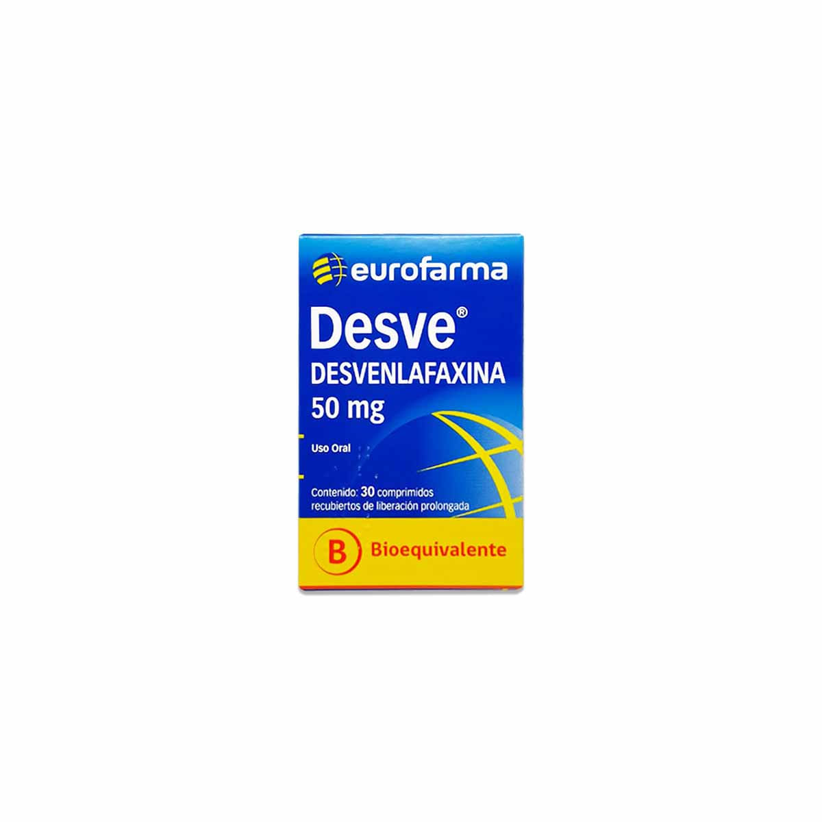 DESVENLAFAXINA COMPRIMIDOS RECUBIERTOS DE LIBERACIÓN PROLONGADA 50 mg