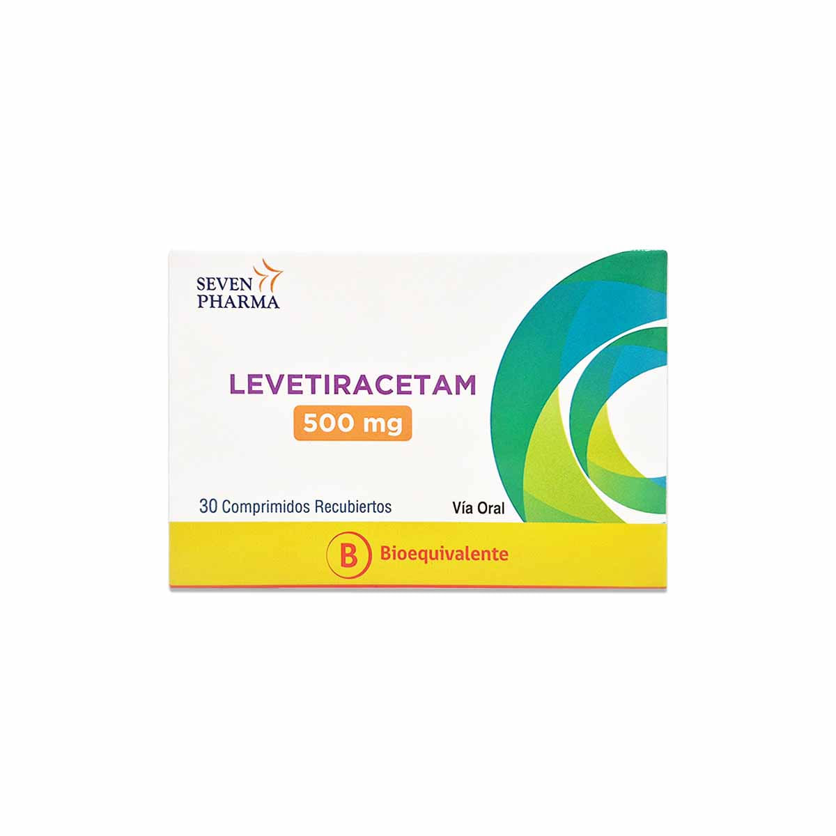 Levetiracetam 500 mg 30 comprimidos recubiertos