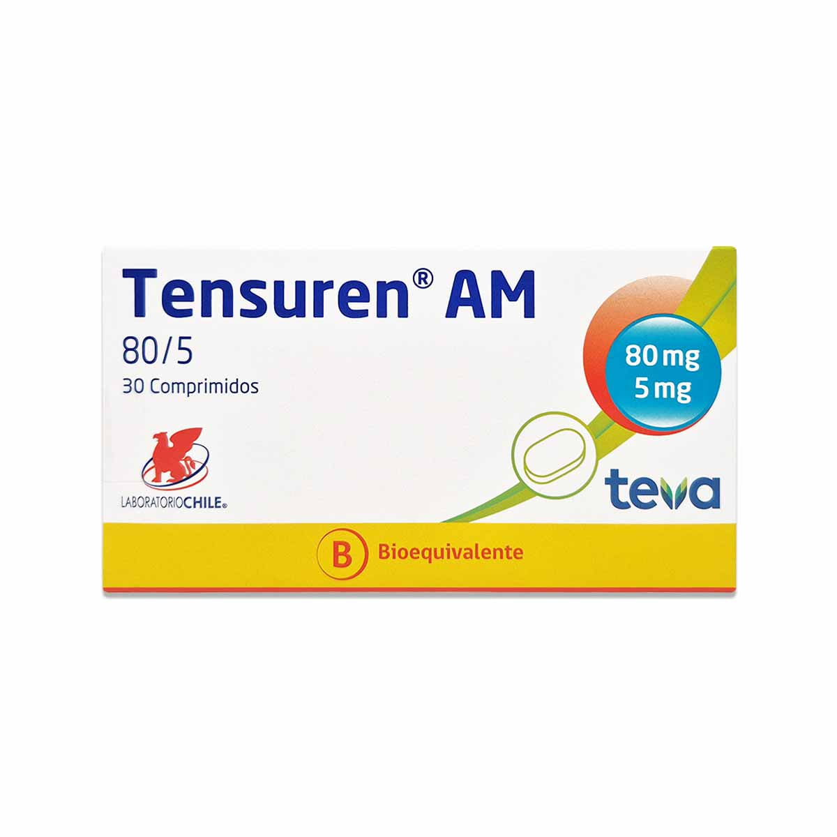TENSUREN AM 80/5 COMPRIMIDOS