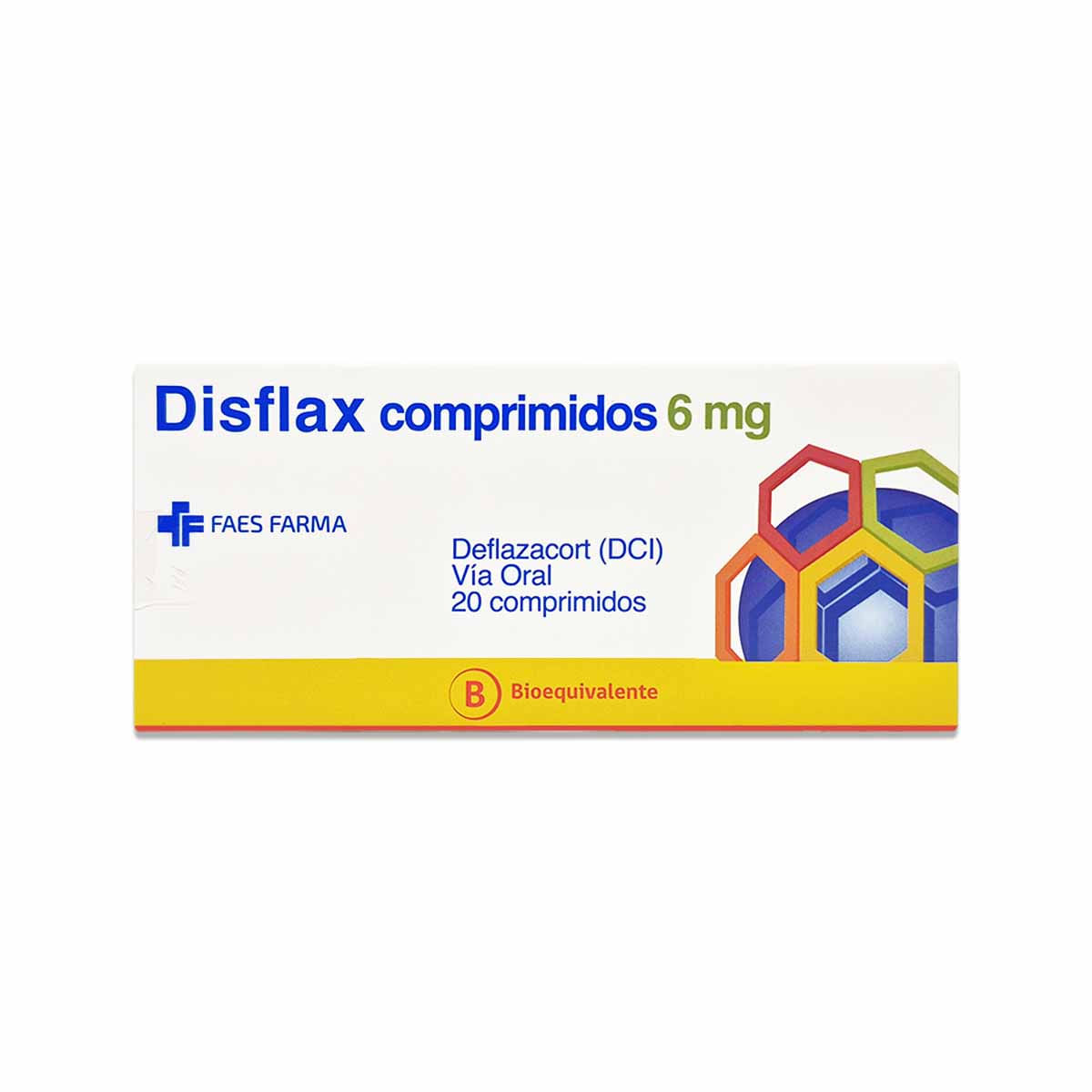 Disflax deflazacort 6 mg 20 comprimidos