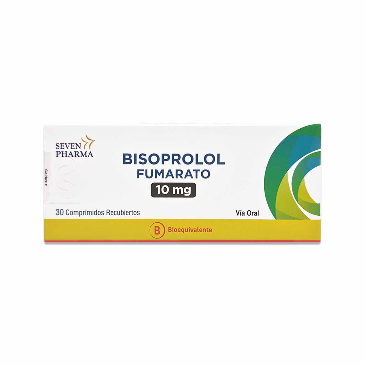 BISOPROLOL FUMARATO COMPRIMIDOS RECUBIERTOS 10 mg