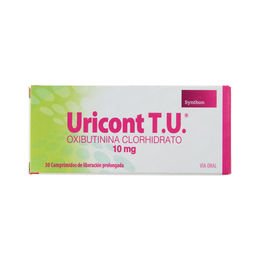 URICONT T.U. COMPRIMIDOS DE LIBERACIÓN PROLONGADA 10 mg (OXIBUTININA)