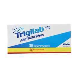 Trigilab (B) Lamotrigina 100mg 30 Comprimidos