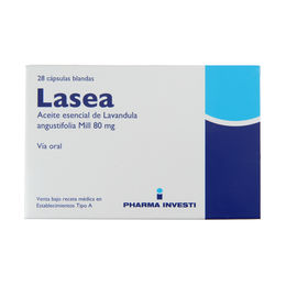 Lasea Aceite De Lavanda 80mg 28 Cápsulas Blandas