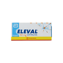 ELEVAL COMPRIMIDOS RECUBIERTOS 50 mg (SERTRALINA)