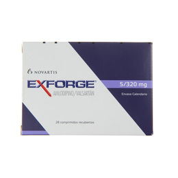 EXFORGE 5/ 320 COMPRIMIDOS RECUBIERTOS