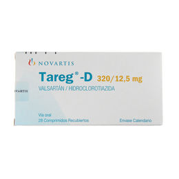 TAREG - D 320/12,5 COMPRIMIDOS RECUBIERTOS