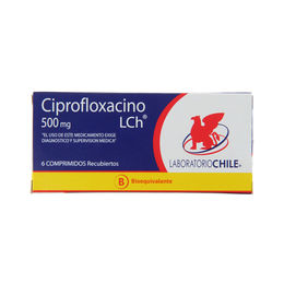 CIPROFLOXACINO COMPRIMIDOS RECUBIERTOS 500 mg