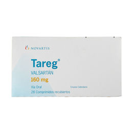 Tareg (R) Valsartán 160mg 28 Comprimidos Recubiertos