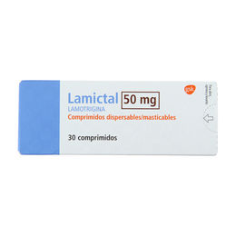 LAMICTAL COMPRIMIDOS DISPERSABLES/MASTICABLES 50 mg