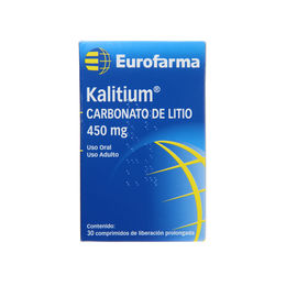 KALITIUM COMPRIMIDOS DE LIBERACIÓN PROLONGADA 450 mg (CARBONATO DE LITIO)