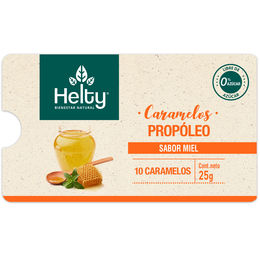 Caramelos De Propóleo Miel Zero Helty 10Un