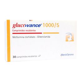 Glucovance 1000/5 Metformina / Glibenclamida 30 Comprimidos Recubiertos