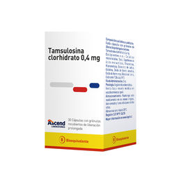 TAMSULOSINA CLORHIDRATO CÁPSULAS CON GRÁNULOS RECUBIERTOS DE LIBERACIÓN PROLONGADA 0,4 mg