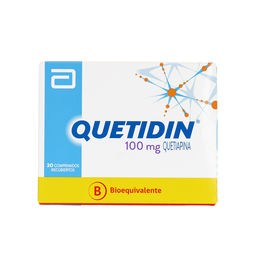QUETIDIN COMPRIMIDOS RECUBIERTOS 100 mg