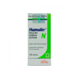 HUMULIN N SUSPENSIÓN INYECTABLE 100 U.I./mL