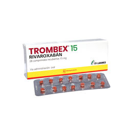 TROMBEX COMPRIMIDOS RECUBIERTOS 15 mg (RIVAROXABÁN)