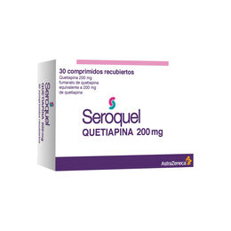SEROQUEL COMPRIMIDOS RECUBIERTOS 200 mg
